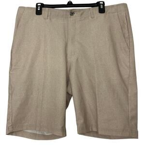 Pebble Beach Men’s  Performance Golf Shorts Khaki Tan Size 38